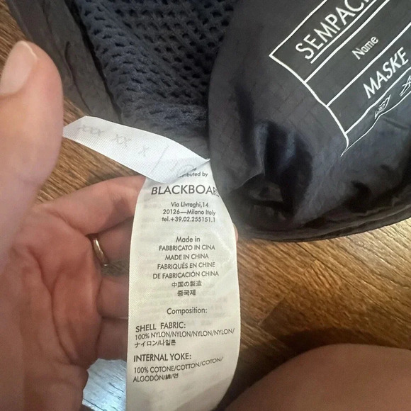 SEMPACH Mens Navy Blue Maske Parachute Ripstop Overshirt Jacket Medium B0851 - Picture 13 of 16